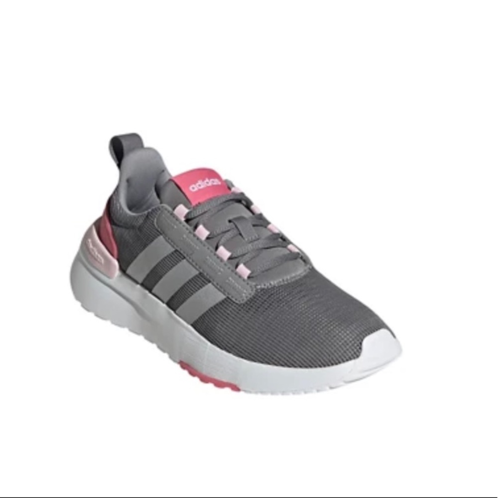 Adidas racer shoes girls and boys size 5 also will fit 7.5 women’s size